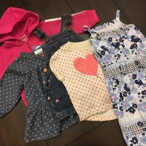 Infant girls bundle 6-9m